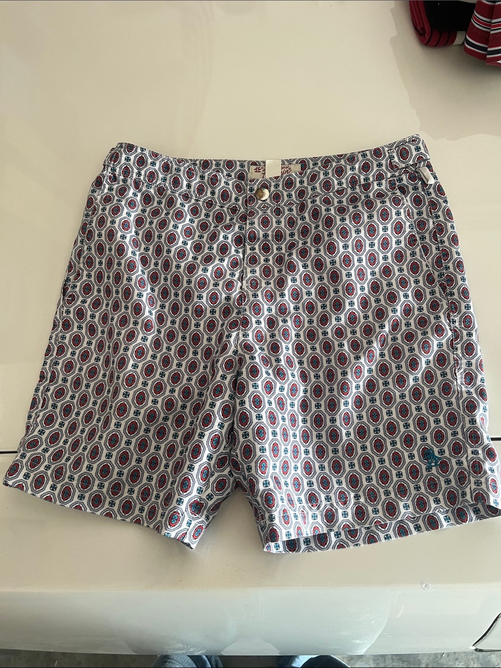 Reproduction 1960’s Swim Trunks, Men’s 29 (Small)
